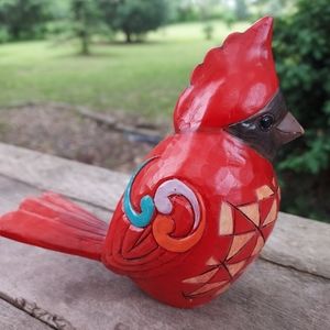 Jim Shore Heartland Creek Ruby Cardinal Red Bird Sculpture 2013